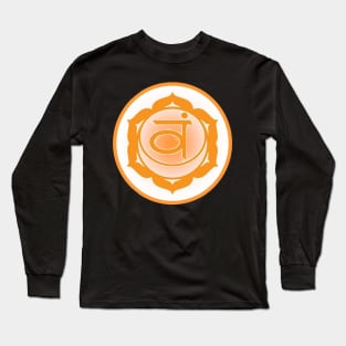 Embrace my emotions Sacral Chakra- Dark Green Long Sleeve T-Shirt